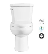 Gele 4623 Standard Height Two Piece Elongated Toilet w/ Soft Close Seat Cover
