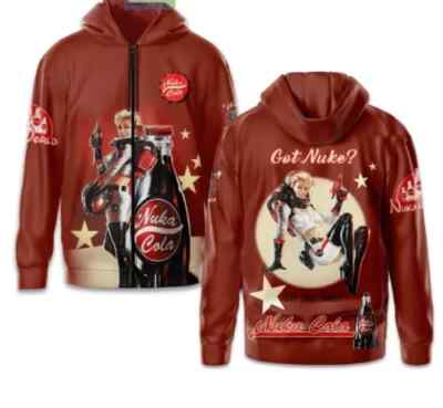 Zap That Thirst Fallout Got Nuke Nuka Cola Fan 3D Zip Hoodie