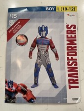 Transformers Optimus Prime Children's Halloween Costume Child L 10-12 No Mask