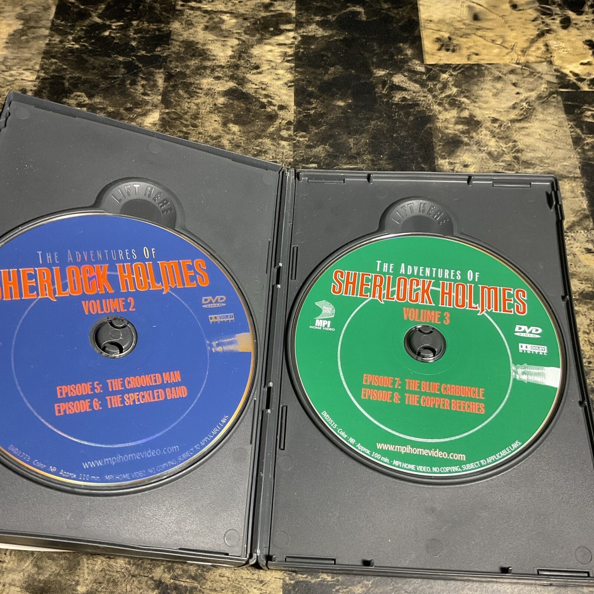 The Adventures of Sherlock Holmes (5 Disc MPI DVD Box Set