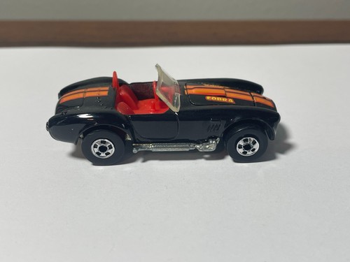 1982 HOT WHEELS COBRA MODEL Black Red Malaysia Loose - Picture 7 of 11