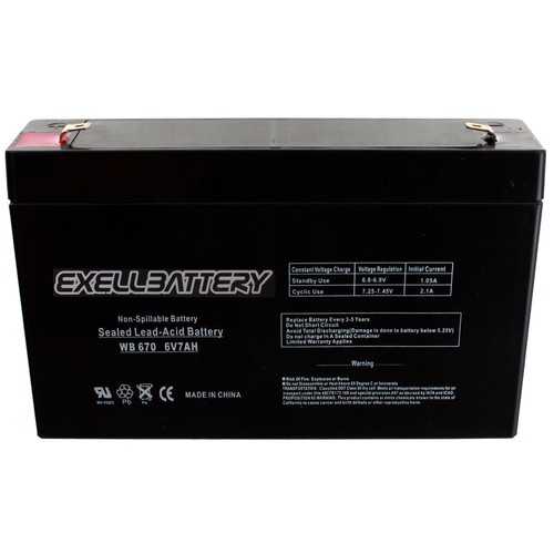 Peg Perego Battery - 6v Super Slim for John Deer Express/E-Tractor/Animals Hay - Picture 2 of 2