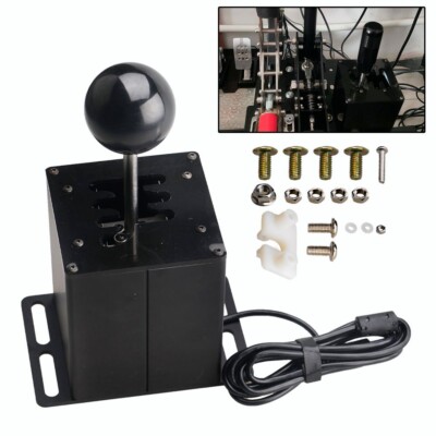 For PC Sim Racing Game Logitech G27 G29 G25 G920 T300RS/GT USB H Gear Shifter