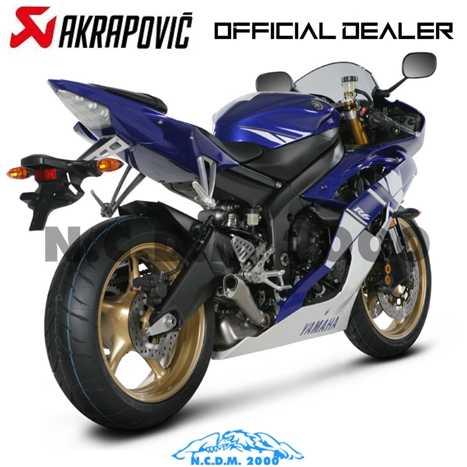 Akrapovic Sm-Y6So6T Slip-On Line Exhaust Titanium Yamaha Yzf-R6 600 2009 - Image 3 of 4