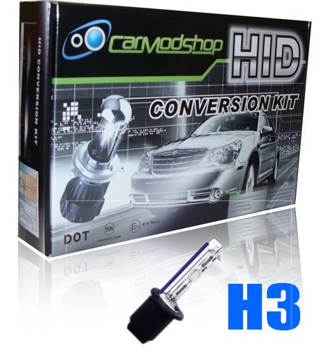 H3 55w Xenon Hid Conversion Kit Set Pair Spare Part Electric Replacement Budget - Picture 2 of 18