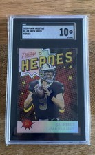 2020 Panini Prestige Drew Brees Heroes #HE-DB SGC 10 Gem Mint