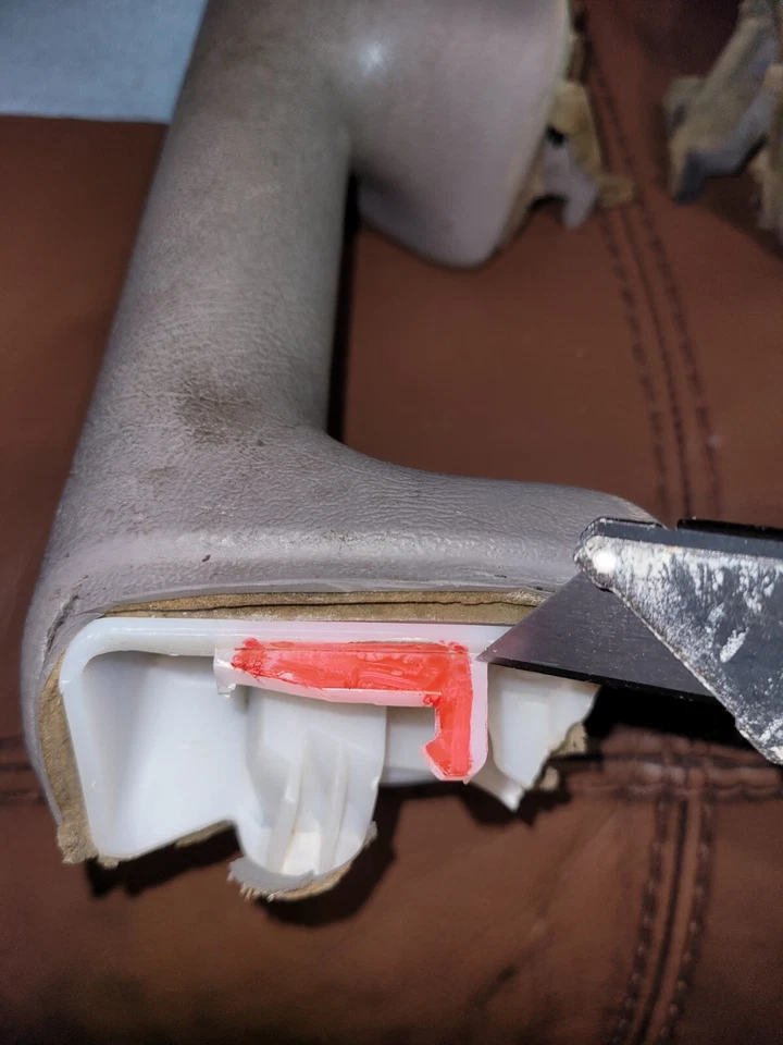 Sierra Silverado Tahoe Yukon 2006 panel de puerta reposabrazos reparación tirar reposabrazos tirar Foto 2 de 4