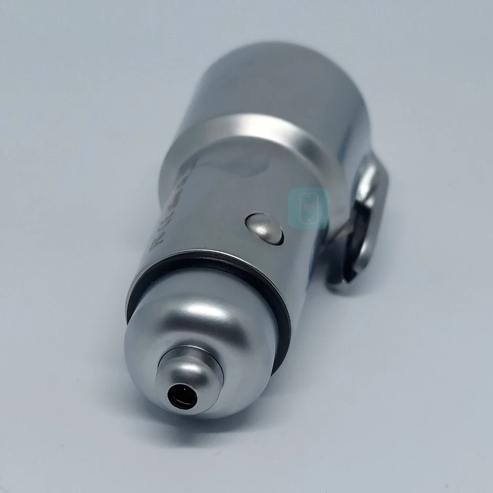 Fast Charging 3 in 1 Stainless Steel Type C & Type A USB 18W Car Phone Charger - Image 4 of 4