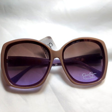 NWT Jessica Simpson Oversized Sunglasses Nude Lilac J5839
