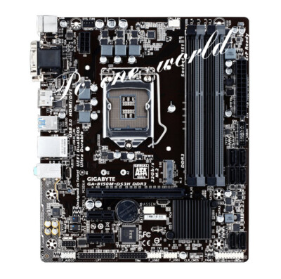 Gigabyte GA-B150M-DS3H DDR3 DDR3 DIMM Intel B150 LGA 1151 Motherboard Micro  ATX