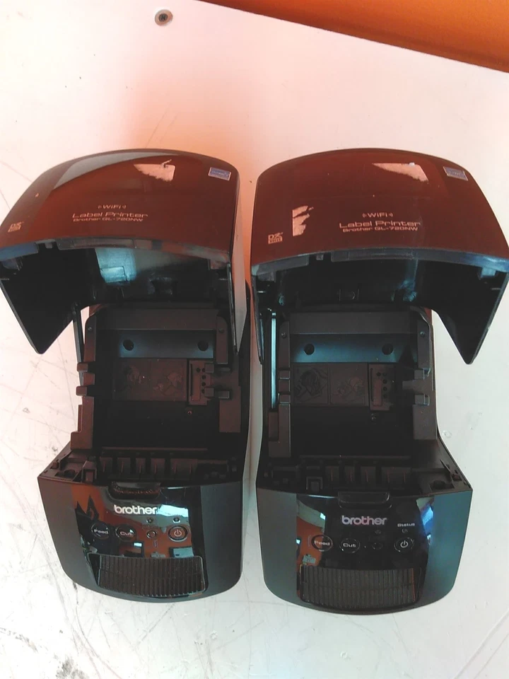 Damaged Lot of 2 Brother QL-720NW Wireless Thermal Label Printer AS-IS - Image 3 of 4