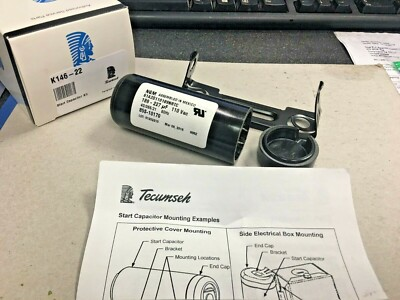 #ad TECUMSEH Compressor Start Capacitor For BM# AE500AT Model# AEA3414YXA $25.95