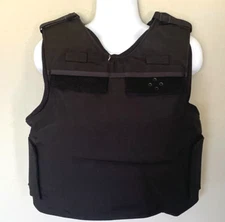 Second Chance Standard Tactical Armor Carrier Clean Sz XS 1716-1716 Black
