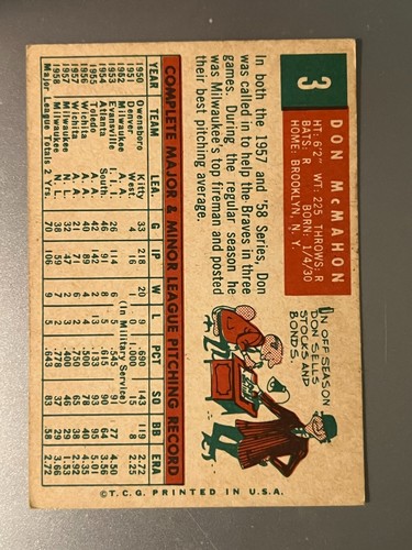 1959 Topps Baseball Singles - Nos 1-299 - Pick Your Card - Complete Your Set - - Bild 5 von 487