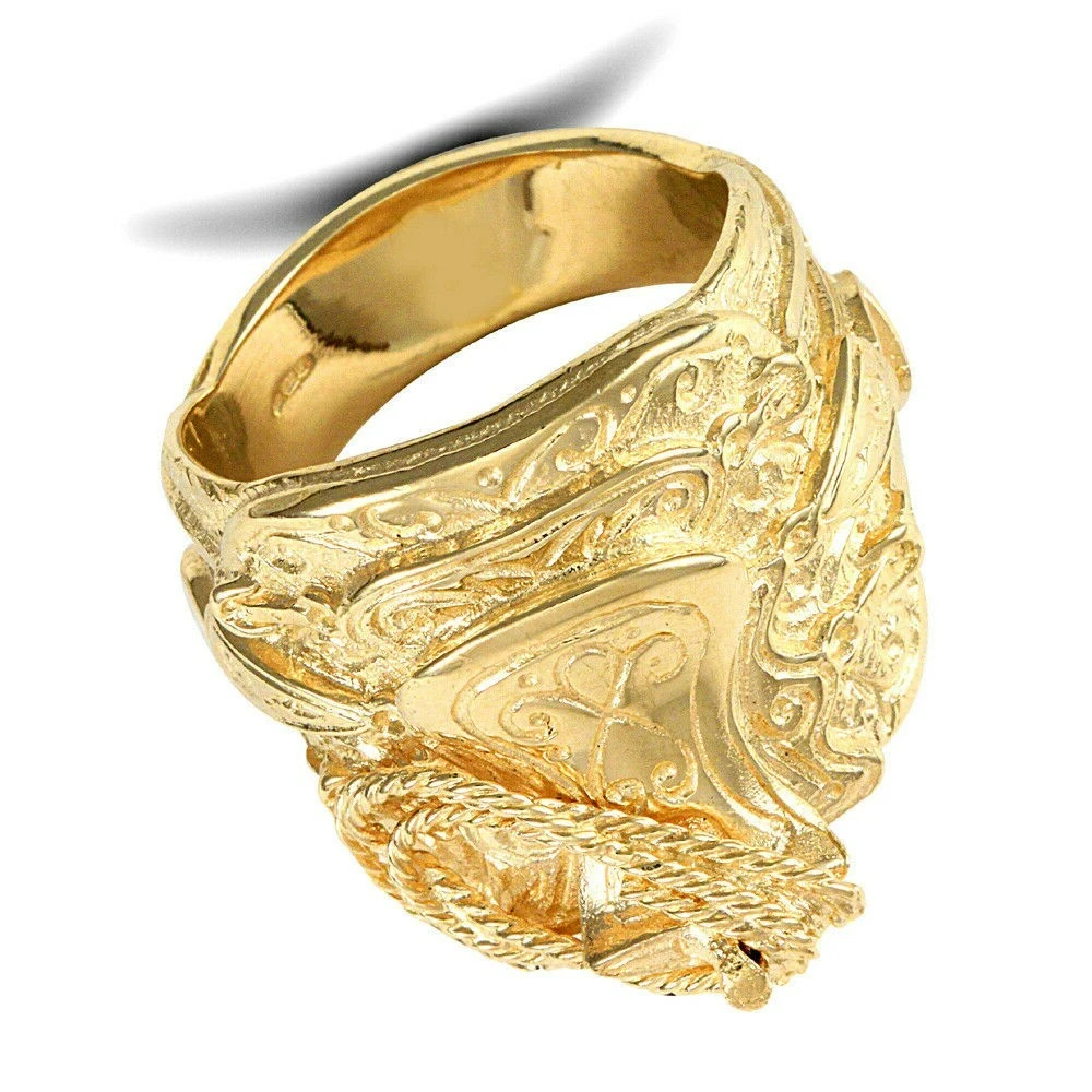 Mens saddle ring sale