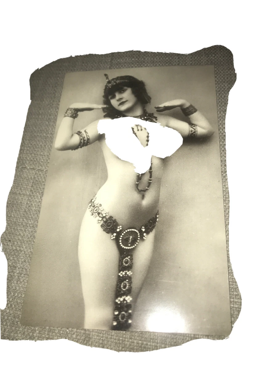 Wildwood design group topless woman postcard “had it up to here” with boss  | eBay