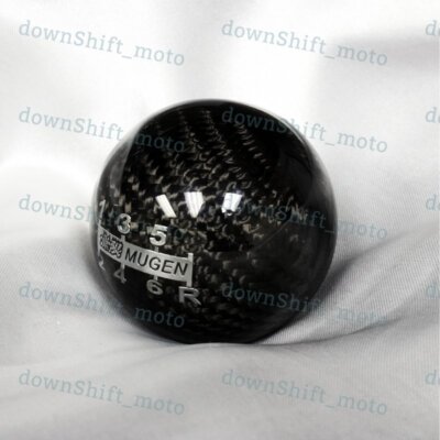 MUGEN Real Carbon Fiber 6 Speed Shift knob for Honda CR-Z CIVIC ACCORD S2000 FA5