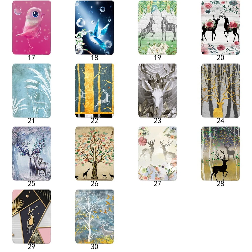 Animal PU Leather Stand Cover Case For Amazon Fire HD 10/10 Plus 2021 2023 +Pen - Image 4 of 4