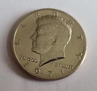 1971 P UNCIRCULATED KENNEDY HALF DOLLAR