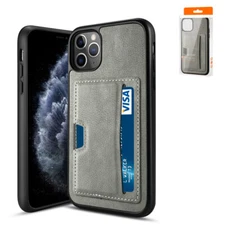 APPLE IPHONE 11 PRO Card Pocket Case In Gray By Reiko