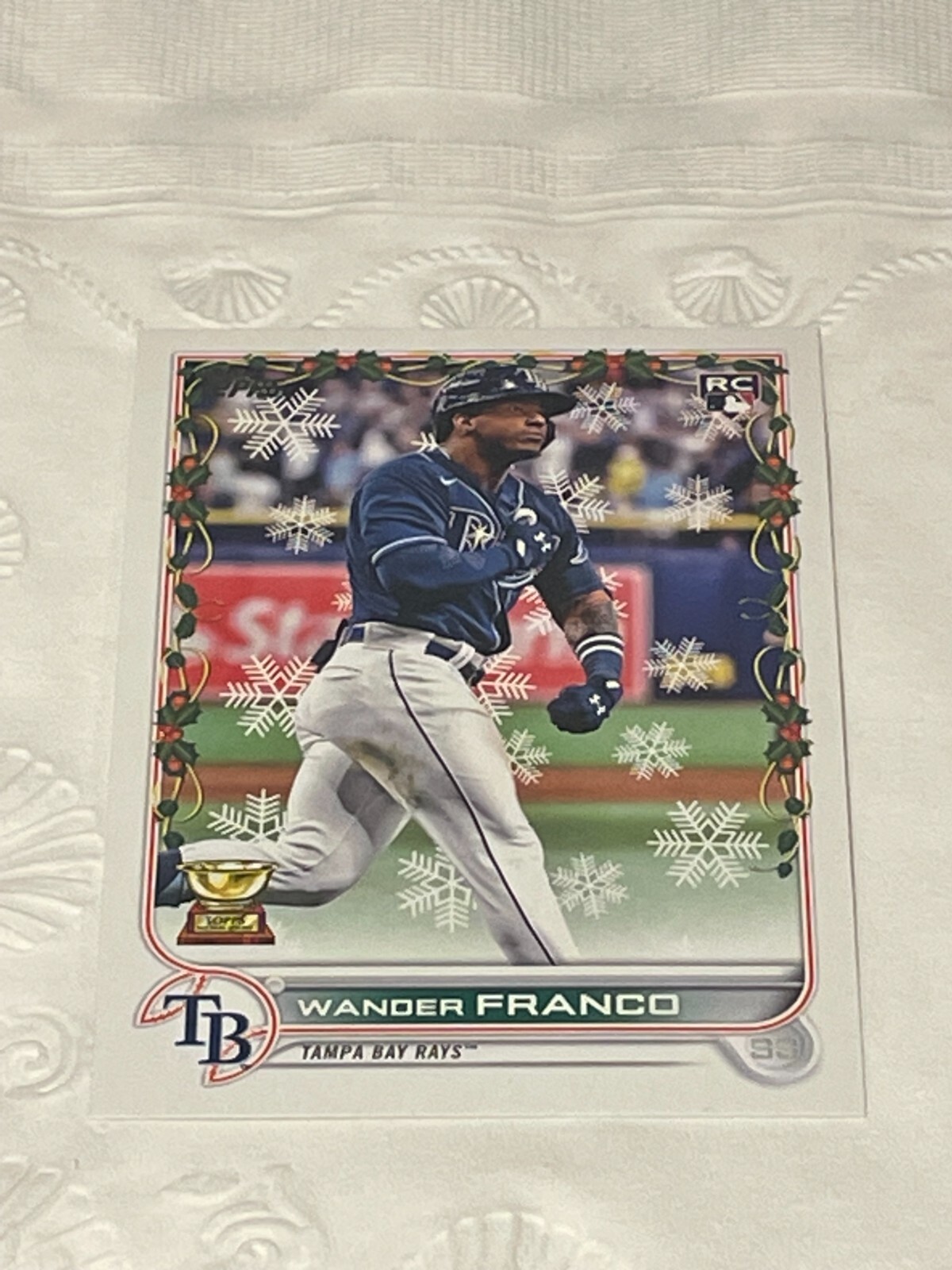 2022 Topps Holiday Wander Franco RC HW181 Rookie