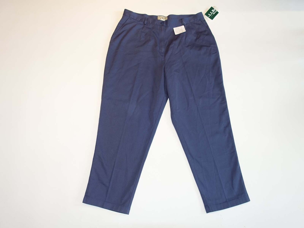 L.L. Bean Women's Original Fit Bayside Twill Pants Size 20