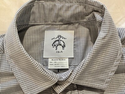 Brooks Brothers Black Fleece Shirt Size BB2 Thom Browne Micro