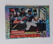 2021 Donruss Livestream Vector #5, Ronald Acuna Jr.