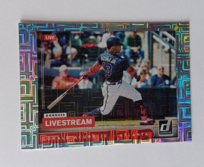 2021 Donruss Livestream Vector #5,  Ronald Acuna Jr.