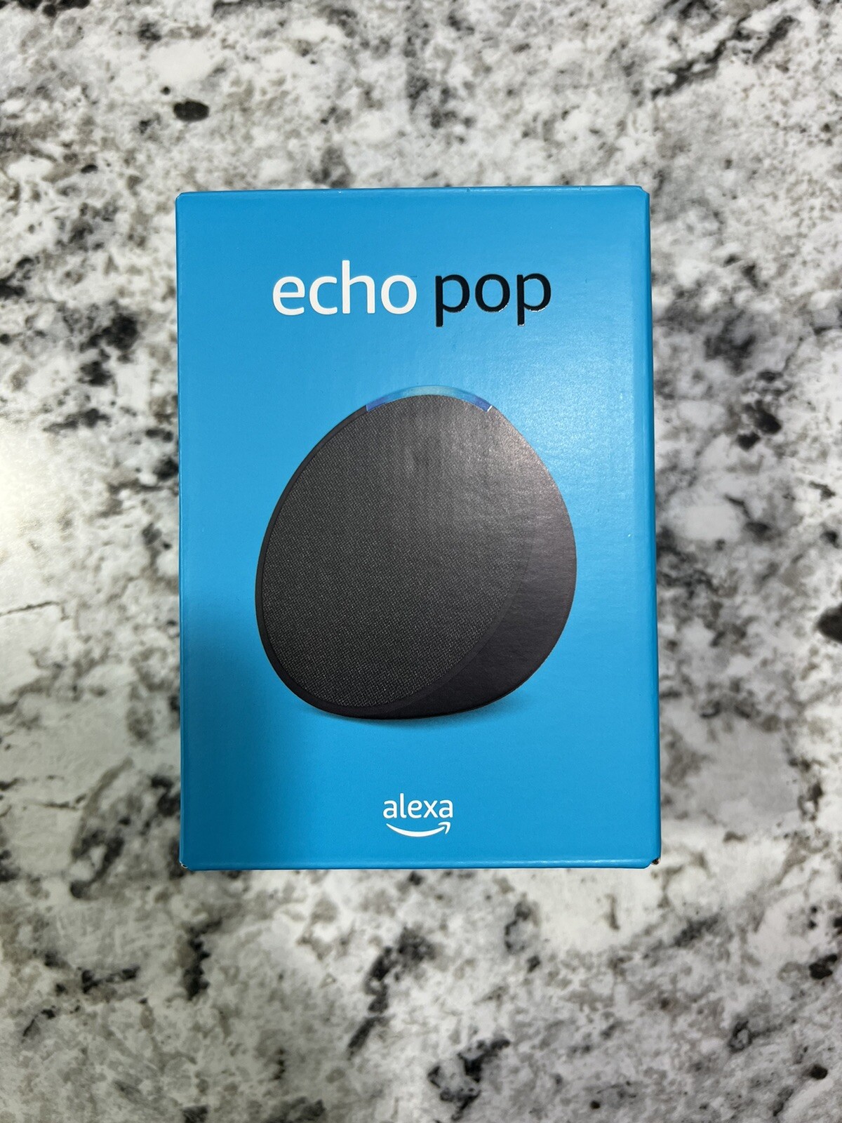 Amazon Echo Pop Smart Speaker Charcoal Brand New-image