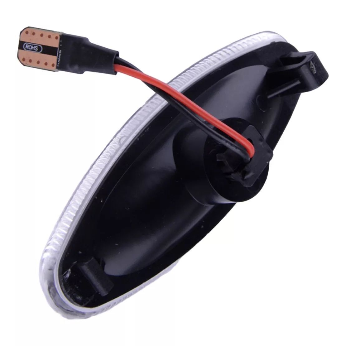 2Pcs Clear Front Side Marker Lights Repeaters Lights Lamp