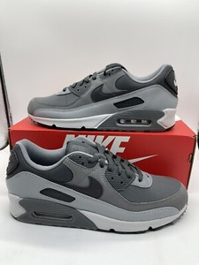Men's shoes Nike Air Max 90 Premium Lt Smoke Grey/ White-Particle Grey