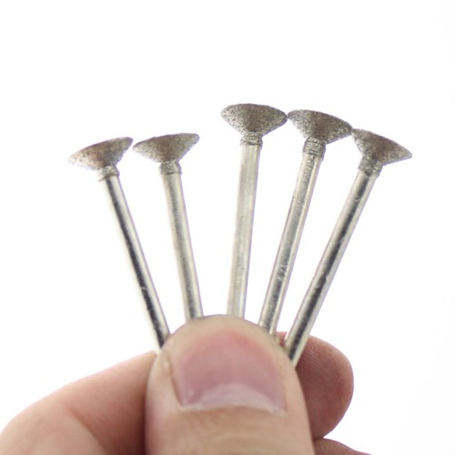 10 piezas brocas de molienda de diamante 3/8" cabezal cóncavo esférico herramientas lapidarias para piedra - Imagen 11 de 14