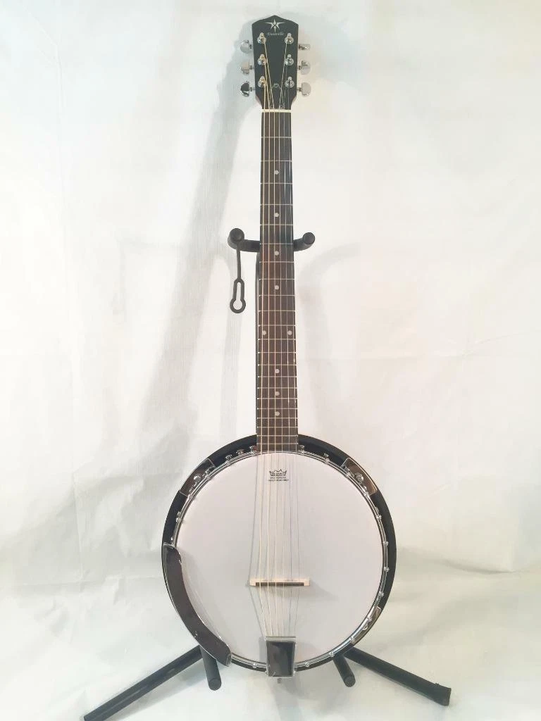 Danville 6 String Banjo Model BJ 006 Banjitar NEW Shop Setup Included