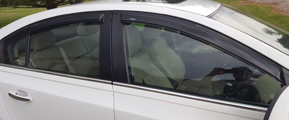 AVS Exterior-Mnt Protectores de Lluvia Viseras de Ventilación Pantalla para Chevrolet Cruze 2011-2015 4 puertas Foto 4 de 4