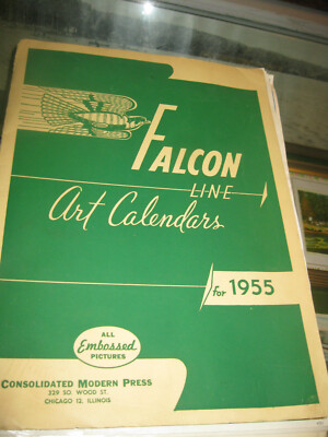 Falcon Calendars for 1955 Salesman's Kit