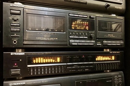 Original Japan Compact Cassette Changer PIONEER CT-WM77R - MINT **SERVICED** - Zdjęcie 3 z 4