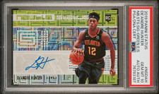 2019 PANINI NEWBIE STATUS SIGNATURES De'ANDRE HUNTER GREEN SQUARES PSA 10 💎💎💎