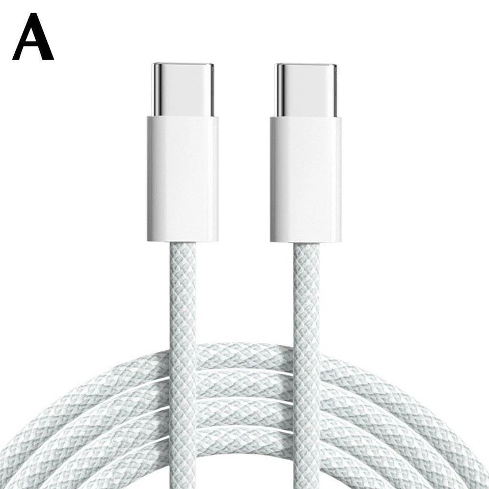 Type C USB C Fast Charging Cable Charger Cable Data Cord For iPhone 15 / Android - Image 4 of 4