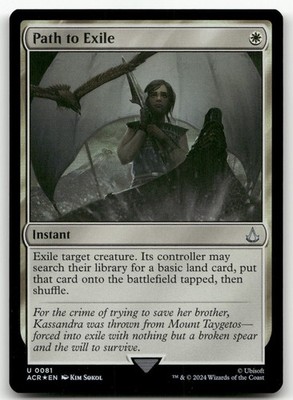 Path to Exile #81 (Foil) (NM) Assassin's Creed ACR Magic MTG