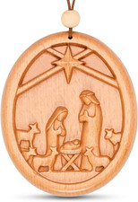Christmas Nativity Ornament 2026 - Christian Christmas Ornaments - Religious Chr