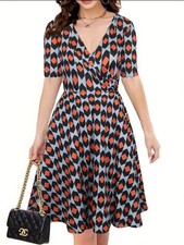 women's Dress  V Neck size Small
