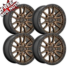 Set-4 Fuel D681 Rebel 18x9 6x139.7 Bronze Black 20mm Wheels Rims 18 Inch Set-4 Fuel D681 Rebel 18x9 6x139.7 Bronze Black 20mm Wheels Rims 18 Inch