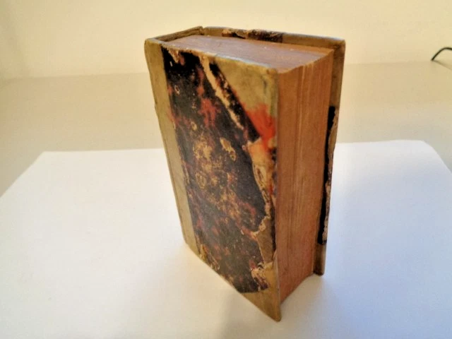 Antique Italian Poet Torquato Tasso Leater bound Book TASSO c1862 4x2.6x1.1in - Image 4 of 4