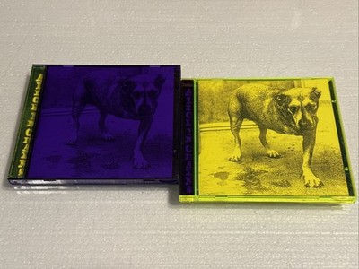 Alice In Chains Self Titled Tripod CD PAIR 1995 Uranium Green