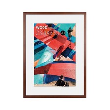 A1 Frame,23.4 x 33.1 Poster Frame Natural Soild Wood Picture Frames with Poli...