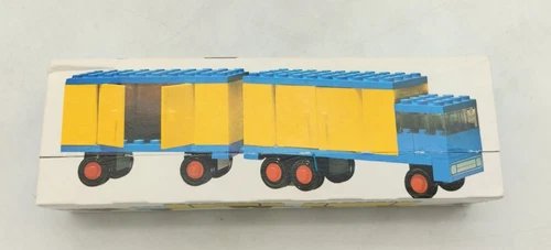 LEGO 685 Truck with Trailer Original Packaging Complete Box Legoland Town Vintage 70s