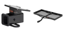 Trailer Hitch + Cargo Carrier Tray Fixed 300lbs CURT Class 3 2in Receiver #13489