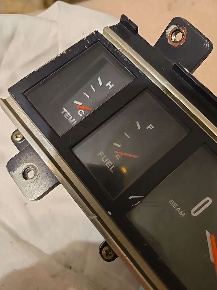 1972 Toyota Corona Crown Mark II Speedometer Guage Cluster 0 Miles Oem  - Image 3 of 4