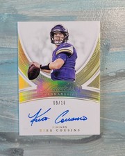 Kirk Cousins 2018 Flawless Penmanship On Card Auto 9/10!! Vikings